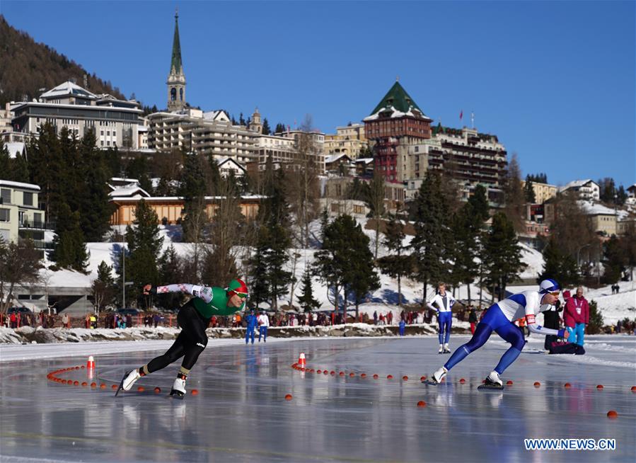 (SP)SWITZERLAND-ST. MORITZ-WINTER YOG-SPEED SKATING