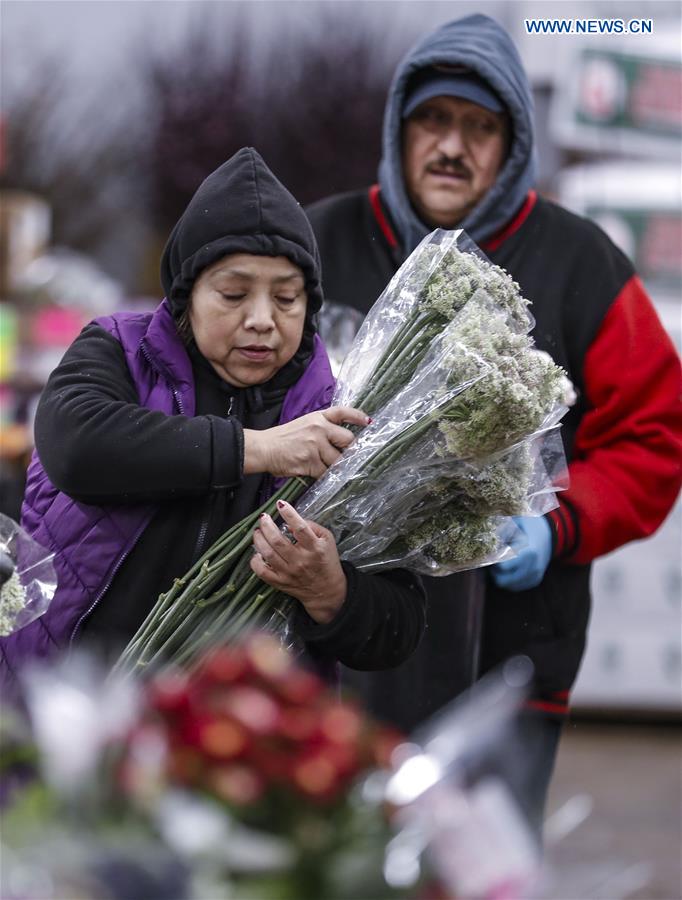 U.S.-CHICAGO-FLORAL MARKET-VALENTINE'S DAY