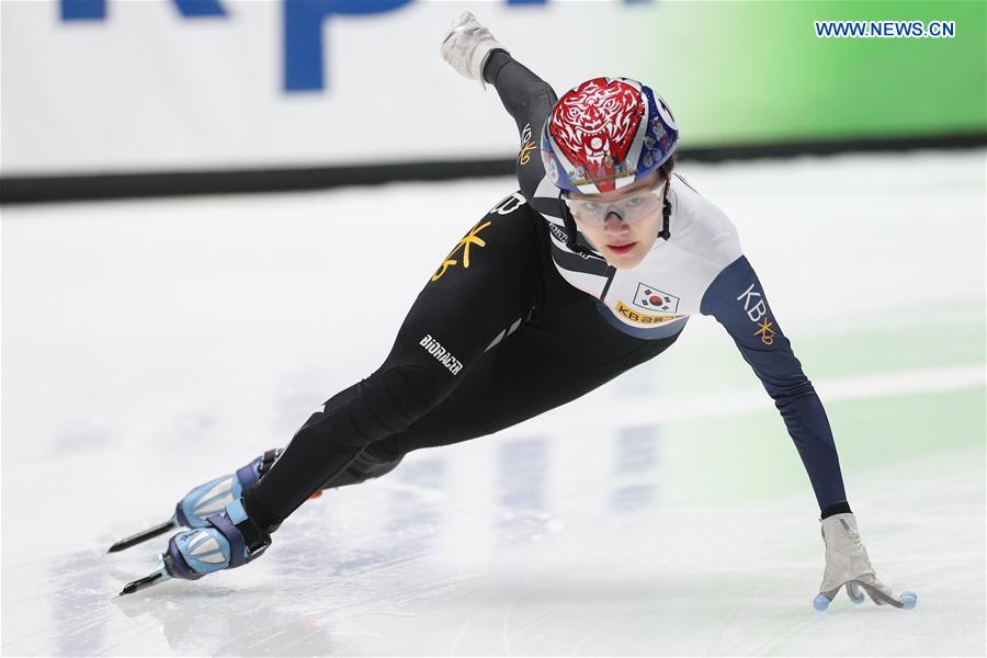 (SP)THE NETHERLANDS-DORDRECHT-ISU WORLD CUP-SHORT TRACK