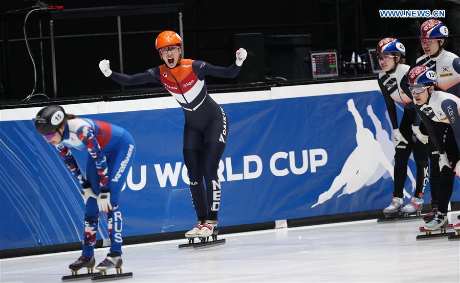 (SP)THE NETHERLANDS-DORDRECHT-ISU WORLD CUP-SHORT TRACK