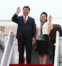 Chinese president arrives for state visit to S. Korea