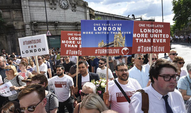 One-minute silence held for victims of London Bridge terror attack