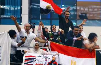 Egyptian Olympic medalists receive red-carpet reception upon returning home