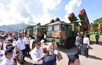 Local residents visit Shek Kong barracks of PLA Garrison in HK