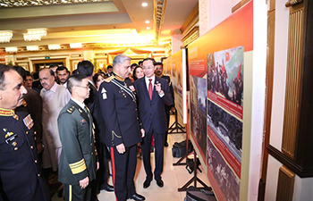 Picture exhibition held to celebrate 90th anniv. of PLA establishment in Pakistan