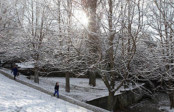 Ankara covered with snow after overnight snowfall