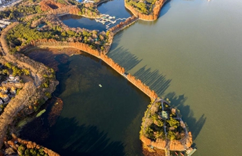 Winter scenery of Donghu Lake in Wuhan